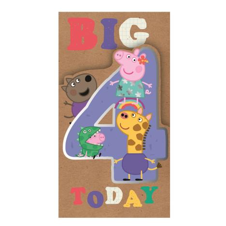 4 Today Peppa Pig 4th Birthday Card £2.10